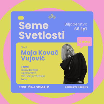 Maja Kovač Vujović o Lekovitim Biljkama Koje Su Svuda Oko Nas