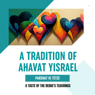 Torah Class - Parshat Ki Tetze: A Tradition of Ahavat Yisrael