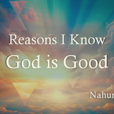 Reasons I Know God Is Good