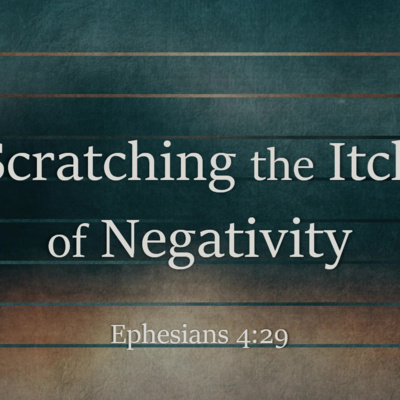 Scratching the Itch of Negativity