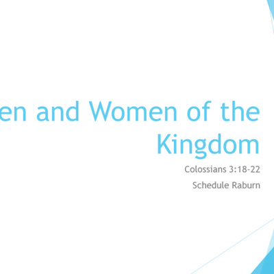 Men and Women of the Kingdom