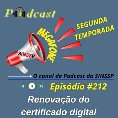 MEGAFONE - Temp.02 #212 - Renovação do certificado digital