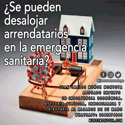 Los contratos de arrendamiento de vivienda urbana y la pandemia de Coronavirus. ¿me pueden desalojar si no pago el arriendo?