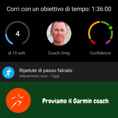 Proviamo il Garmin Coach