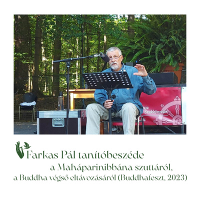 Farkas Pál tanítóbeszéde a Maháparinibbána szuttáról, a Buddha végső eltávozásáról (Buddhafeszt, 2023)