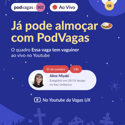 Essa vaga tem vaguiner com Aline Miyaki