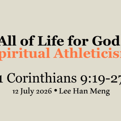 All of Life for God: Spiritual Athleticism