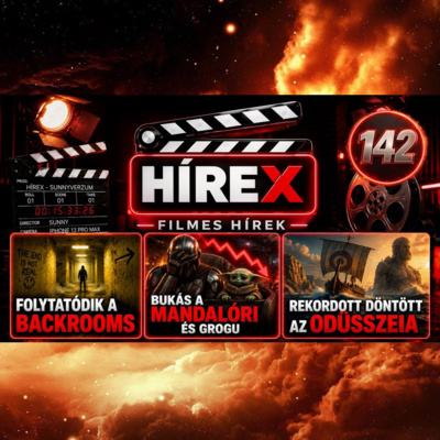 HÍREX #142 – Folytatódik a BACKROOMS / Bukás a Mandalóri és Grogu / Az ODÜSSZEIA rekordot döntött