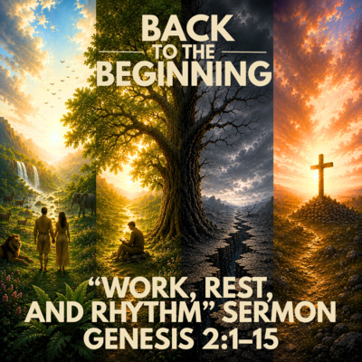"Back to the Beginning - Work Rest and Rhythm" Sermon by Pastor Mark Hunt Recorded on June 28, 2026