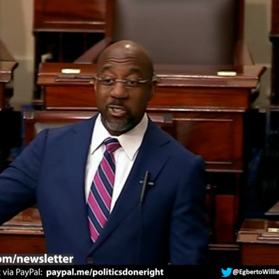 Raphael Warnock's empathetic Senate floor speech on the pathetic nature of  our gun politics. by Politics Done Right