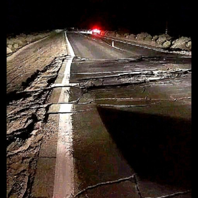FALSE: This image doesn’t show a road damaged by earthquake in Rongai, Kajiado County
