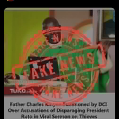 FAKE: This digital card is not from Tuko.co.ke