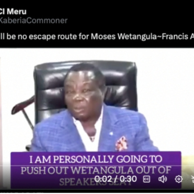 MISSING CONTEXT: This video isn’t of Francis Atwoli reprimanding Moses Wetang’ula in October 2024
