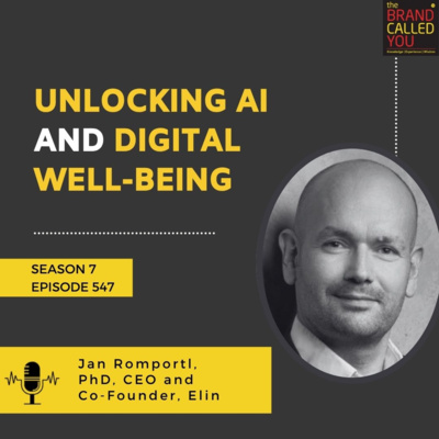Unlocking AI and Digital Well-Being: Jan Romportl, PhD, CEO & Co-Founder of Elin.aiUnlocking AI and Digital Well-Being: Jan Romportl, PhD, CEO & Co-Founder of Elin.ai