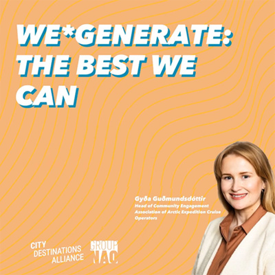 WE*GENERATE Podcast #5 - Gyða Guðmundsdóttir, Association of Arctic Expedition Cruise Operators (AECO)