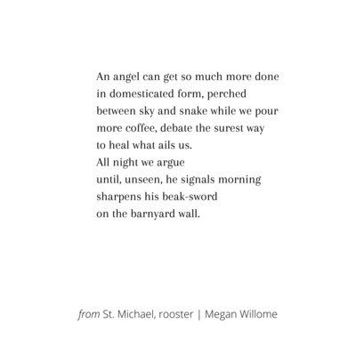 Poems by Megan Willome & Constance Clark