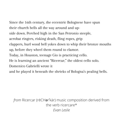 Poems by Evan Leslie