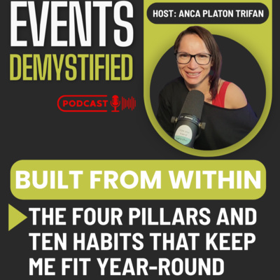 202: The Four Pillars and Ten Habits That Keep Me Fit Year-Round #fit4events | Built From Within