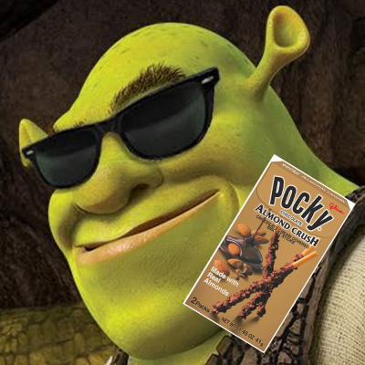 Shrek - Popcorn, Pocky, Pretzels