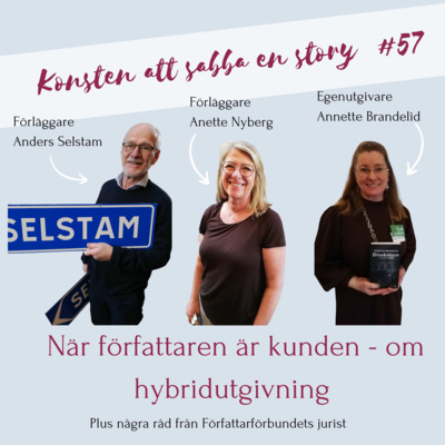 #57 När författaren är kunden - om hybridutgivning