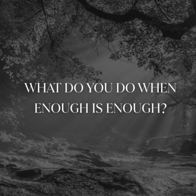 Sunday Service 31st August 2025: What Do You Do When Enough Is Enough Regional Leader Paul Hudson