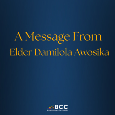 Sunday Service 9th November - Our Redemptive Blessing and Value in Christ. Elder Damilola