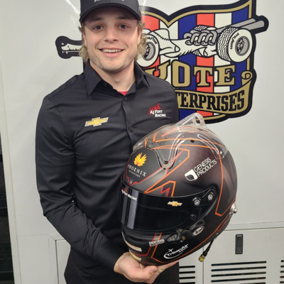 RaceSchool.com Podcast Santino Ferrucci – 2025 Helmet Design