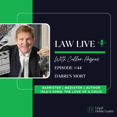 Law Live โ๏ธ ๐ด Episode 44 with Darren Mort | Barrister | Mediator | Director | Author | 'Isla's Song: The Love of a Child'