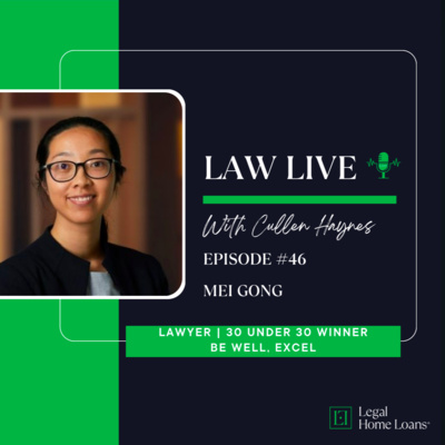 Law Live โ๏ธ ๐ด Episode 46 with Mei Gong | Lawyer | 30 Under 30 | 'Back Yourself: Advocating for Your Career and Well-being in Law'