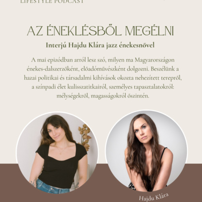 Hogy lehet az éneklésből megélni itthon? - Interjú Hajdu Klára énekes-dalszerzővel