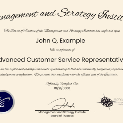 Introducing the New Online Customer Service Representative Certification Course