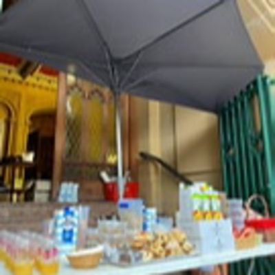 Feeding the Homeless at the Early Bird Cafe. Marilyn Smith