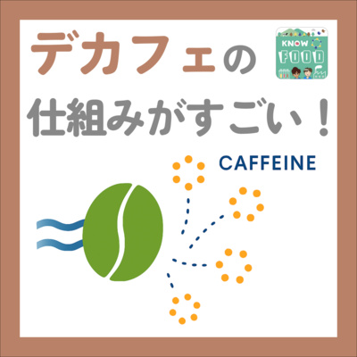 #34.寝不足の味方、おいしいデカフェは科学技術の結晶だった!