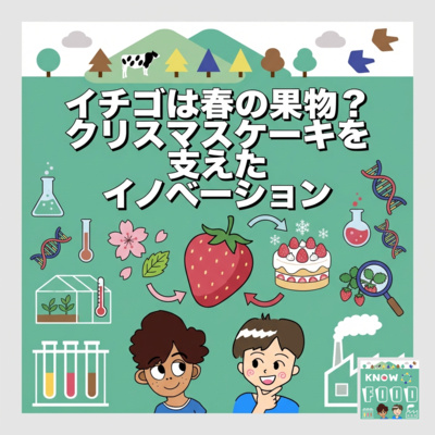 #44.イチゴは春の果物?クリスマスケーキを支えたイノベーションの歴史