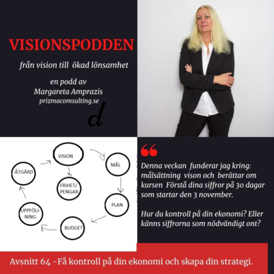 Avsnitt 64 - Få kontroll på din ekonomi och skapa din strategi.