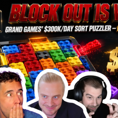 💰 Block Out by Grand Games: $300K/Day on iOS Alone & It's About to Overtake Magic Sort