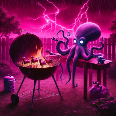 S03E07 grillender Oktopus im Magenta Regen - Dat Tintenfisch wat von oben wat von den Telekomikern auffe Mütze kricht