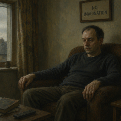 The man with no imagination - from the short story collection - The Day the Depression Returned