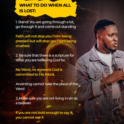 What to do When Faith Fails (2)- Pastor Philip Olubakin