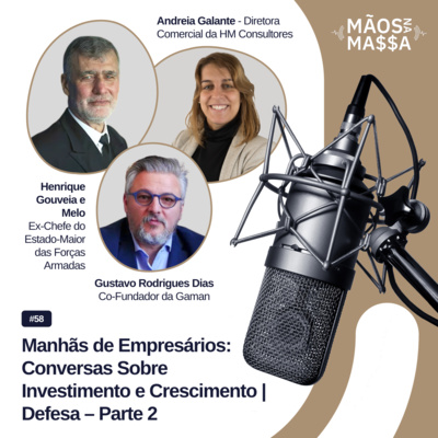#58 - Manhãs de Empresários: Conversas Sobre Investimento e Crescimento | Defesa – Parte 2