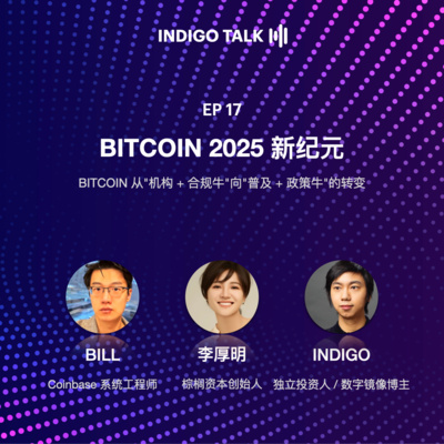 BITCOIN 2025 新纪元 / INDIGO TALK - EP17