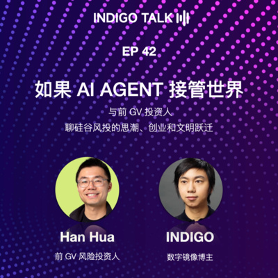 如果 AI AGENT 接管世界 / 与前 GV 投资人聊硅谷风投的思潮、创业和文明跃迁 - Indigo Talk EP42