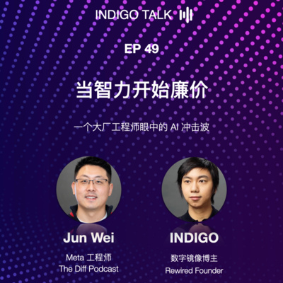 当智力开始廉价 / 一个大厂工程师眼中的 AI 冲击波 - Indigo Talk EP49