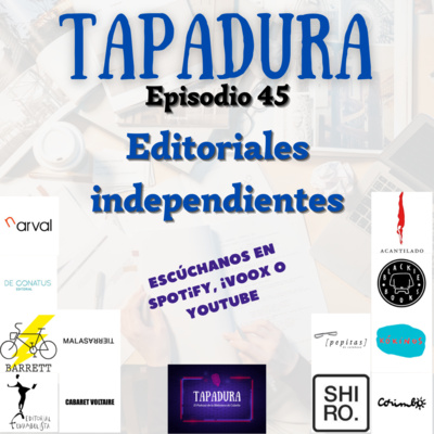 TAPADURA – Editoriales independientes – Ep 45 – El Podcast de la Biblioteca de Cobeña