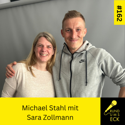 Michael Stahl mit Fußballfan Sara Zollmann
