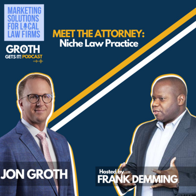 Guest Appearances | Marketing Solutions for Local Law Firms Host: Frank Demming | Guest: Attorney Jon Groth