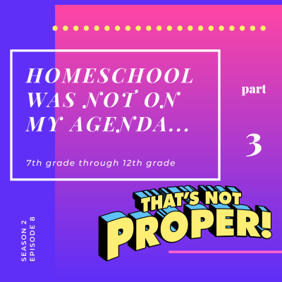 Homeschool Was NOT On My Agenda: Part 3