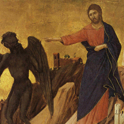 "Jesus was led by the Holy Spirit into the wilderness to be tempted by