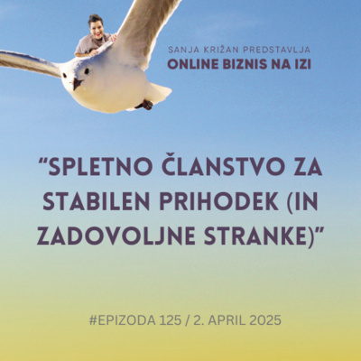 #125: Spletno članstvo za stabilen prihodek in zadovoljne stranke