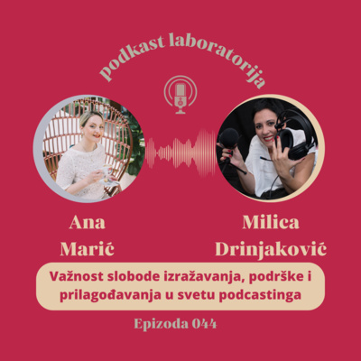 44 Važnost slobode izražavanja, podrške i prilagođavanja u svetu podcastinga | Ana Maric Contenta 